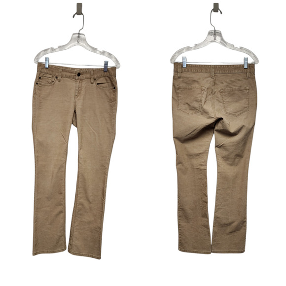 Ann Taylor Loft Corduroy Khaki Jeans Modern Boot Fit Jeans  Size 26/2 - Picture 1 of 5